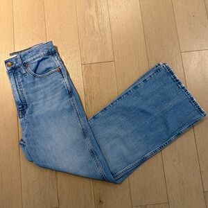 MADEWELL PETITE HIGH RISE FLARE